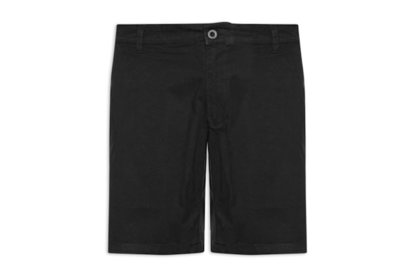 Bermuda Masculina Em Sarja Color - Preto
