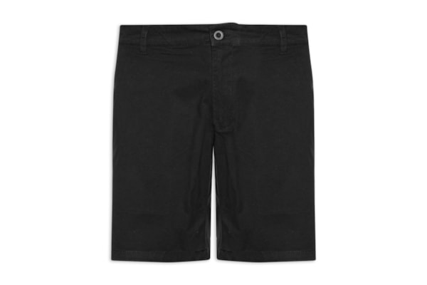 Bermuda Masculina Em Sarja Color - Preto