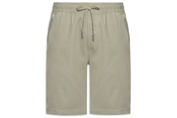 Bermuda Masculina Em Sarja Color - Verde