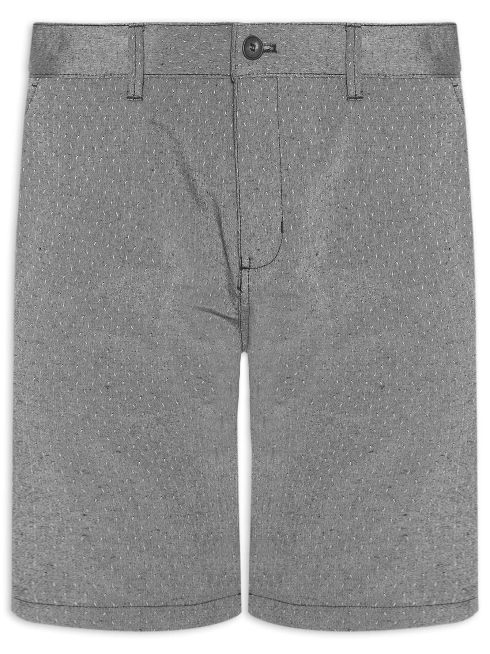 Bermuda Masculina Em Sarja Preto '2 Essential