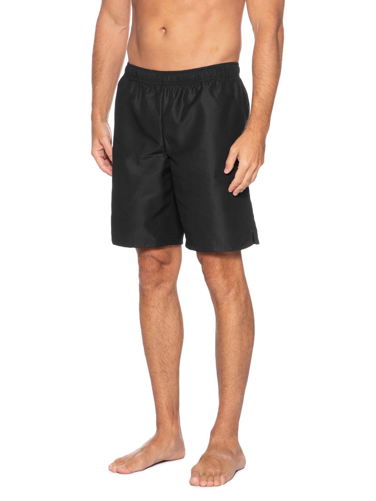 Bermuda Masculina Esportiva Cinura Ajustável Preto Lacoste