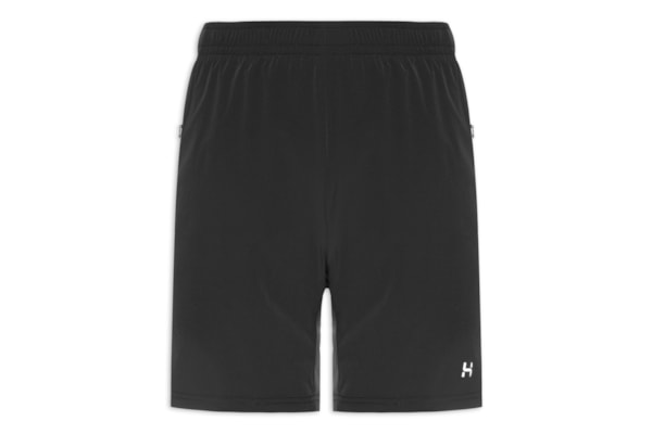 Bermuda Masculina Esportiva Recortes – Preto
