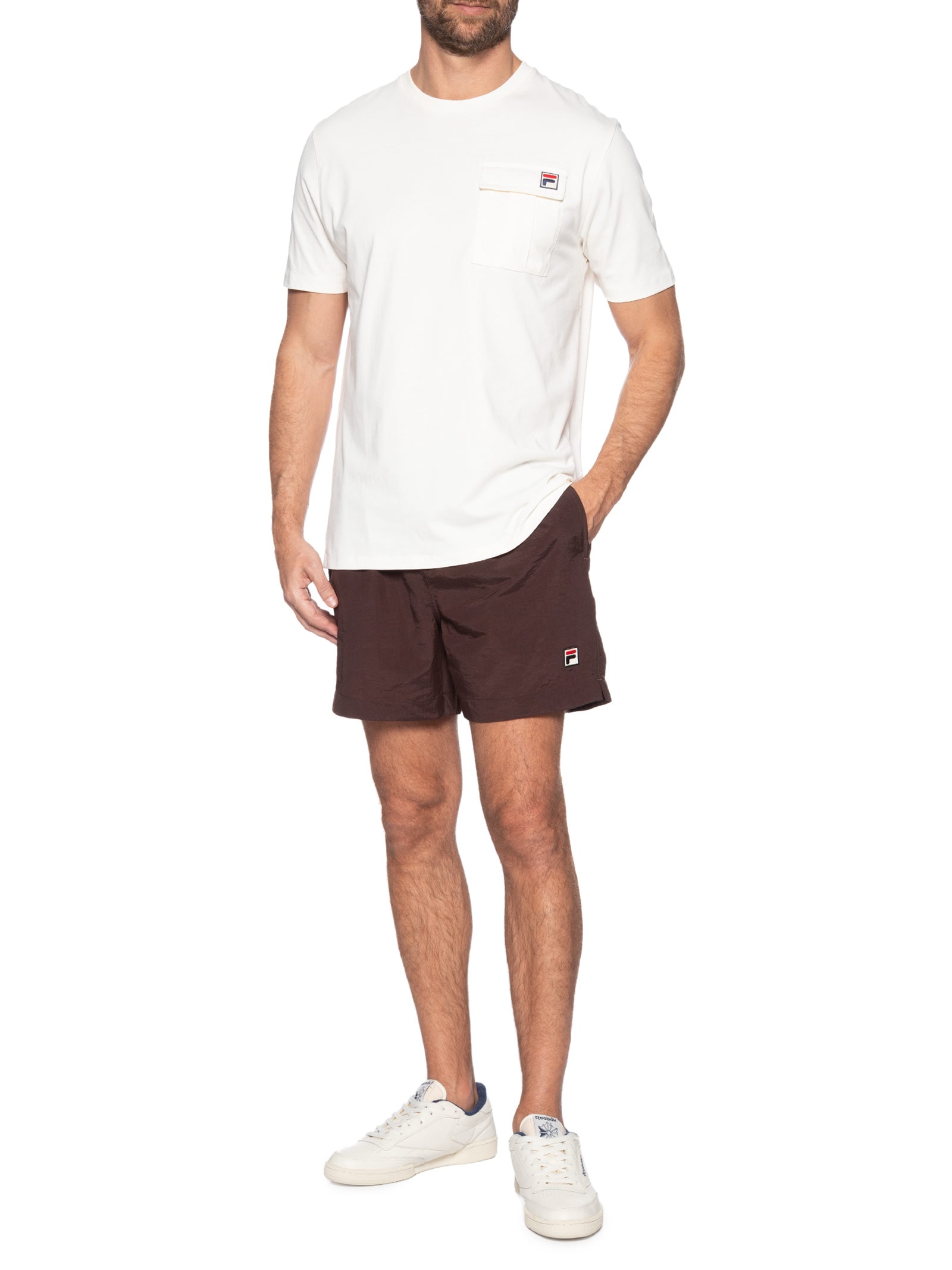Bermuda Masculina Essential Gt Marrom Fila