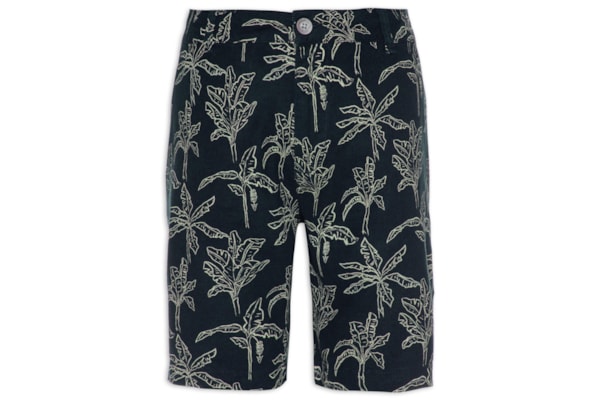 Bermuda Masculina Estampada - Azul