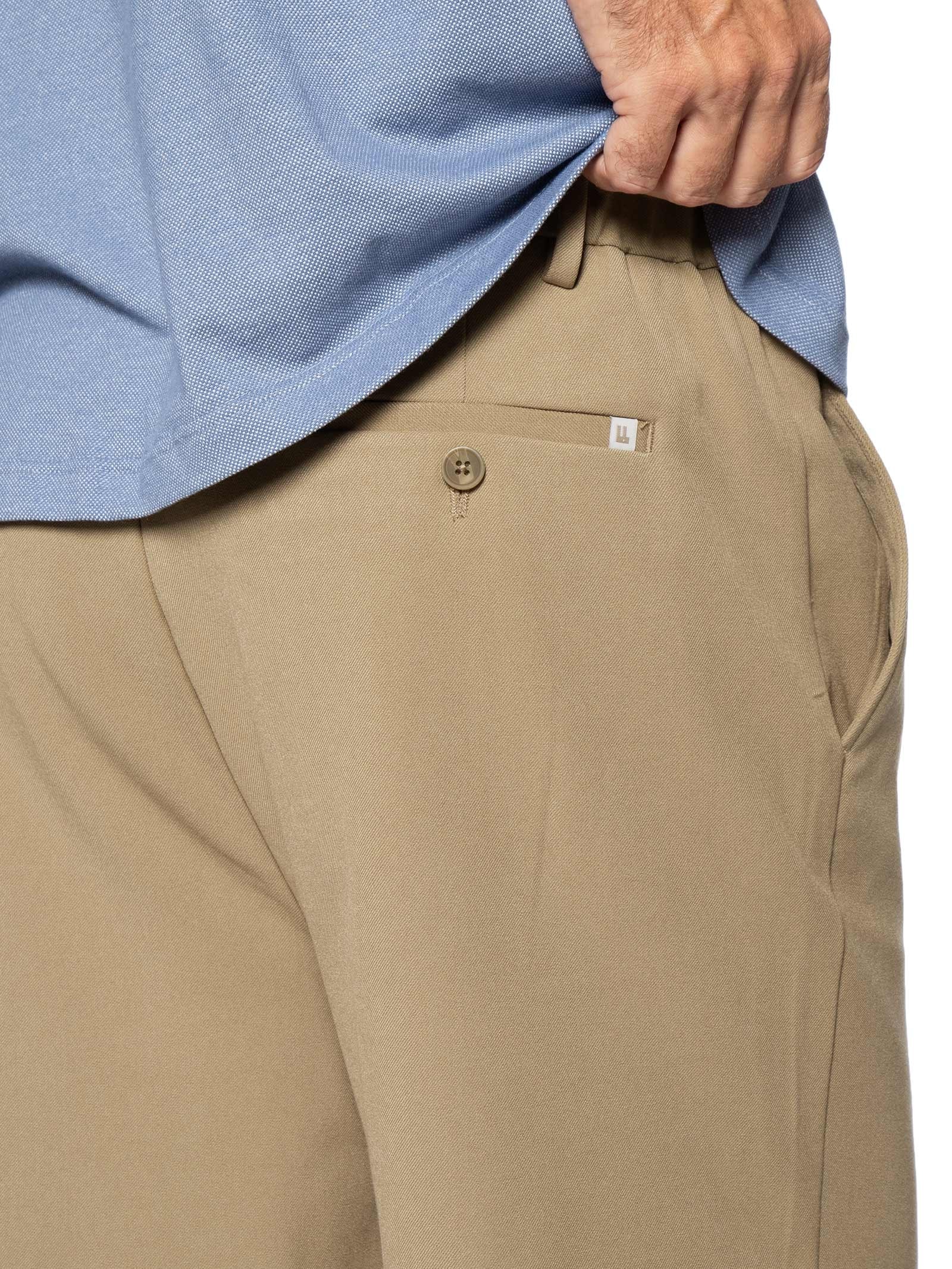 Bermuda Masculina Flexus Bege Foxton