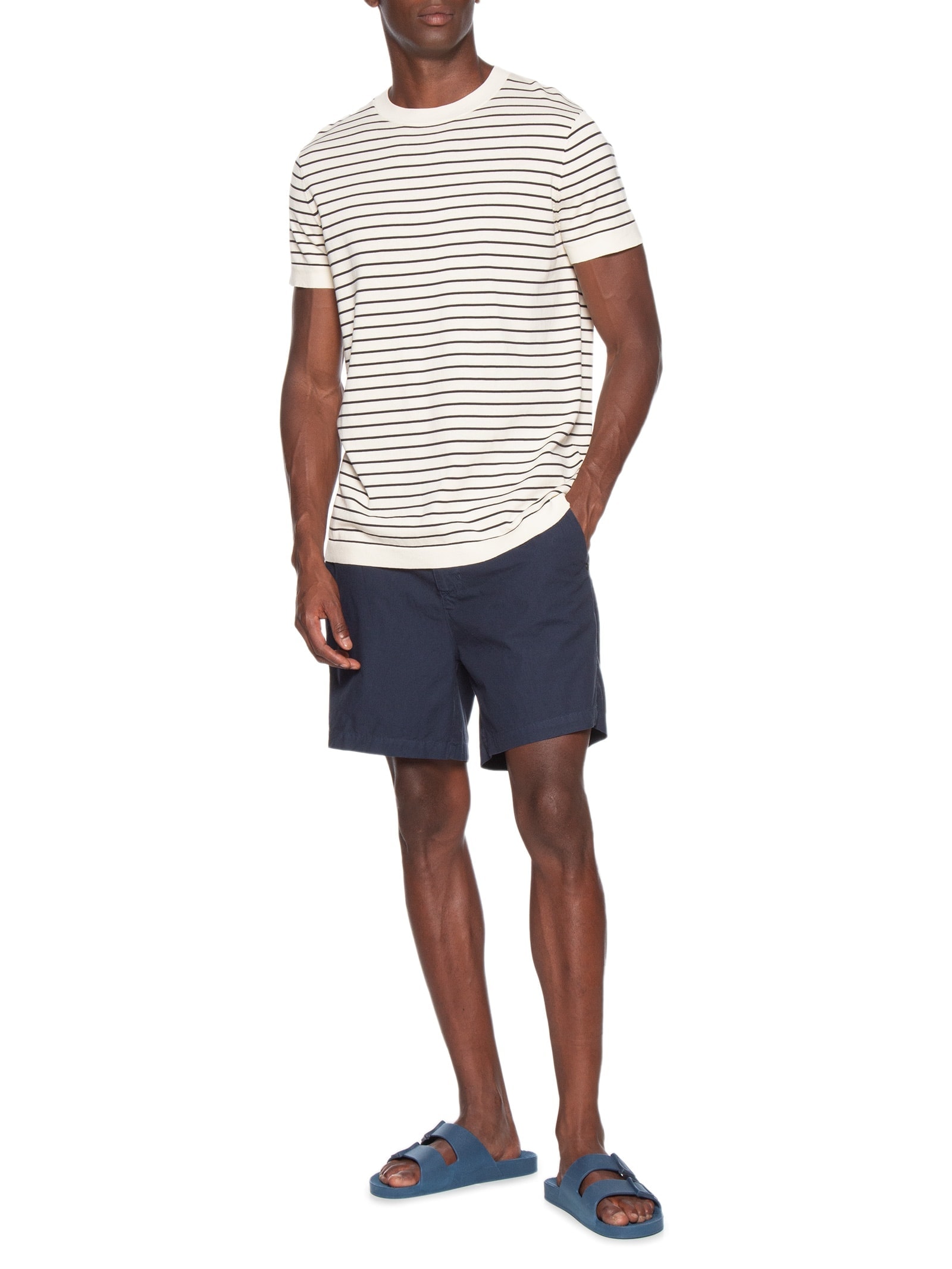 Bermuda Masculina Flow Cotton Azul Osklen