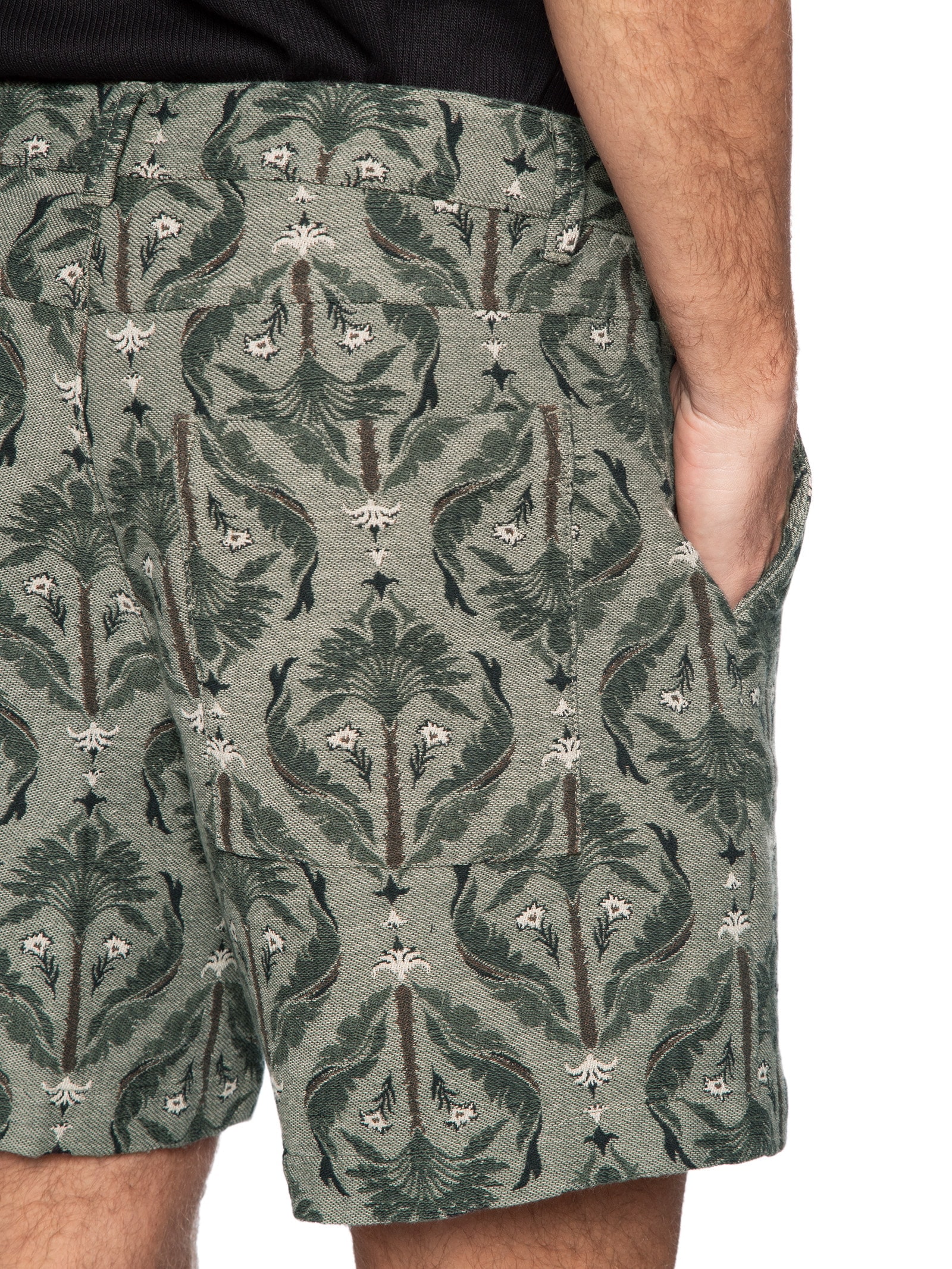 Bermuda Masculina Flow Jacquard Imperial Verde Osklen