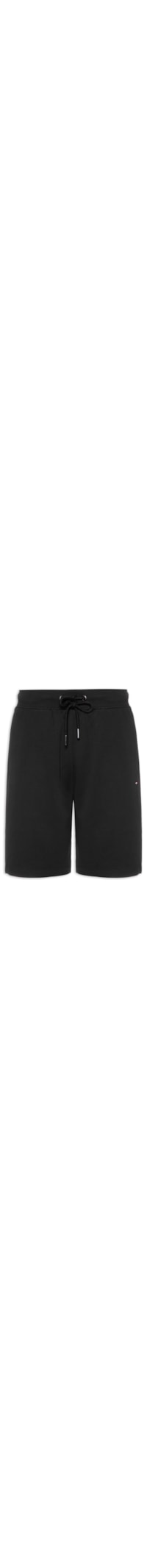 Bermuda Masculina Global Stripe em Moletom – Preto