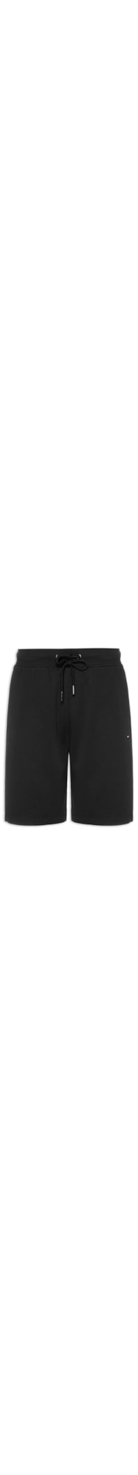 Bermuda Masculina Global Stripe em Moletom – Preto
