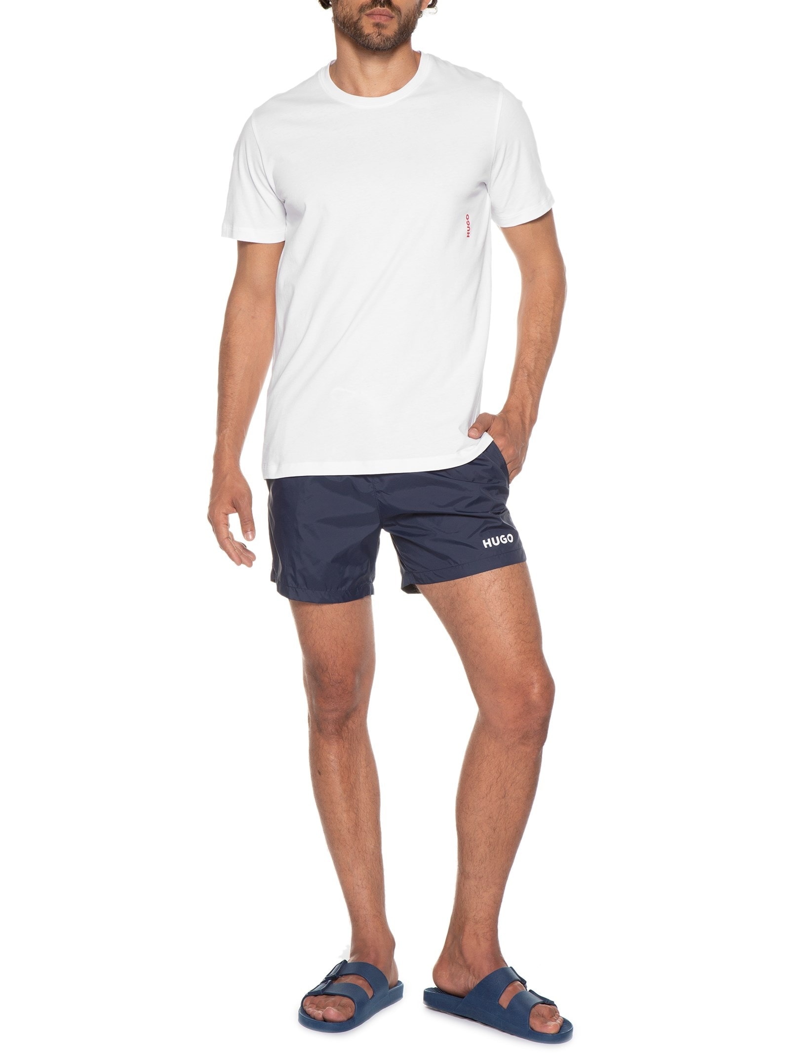 Bermuda Masculina Haiti Azul Hugo