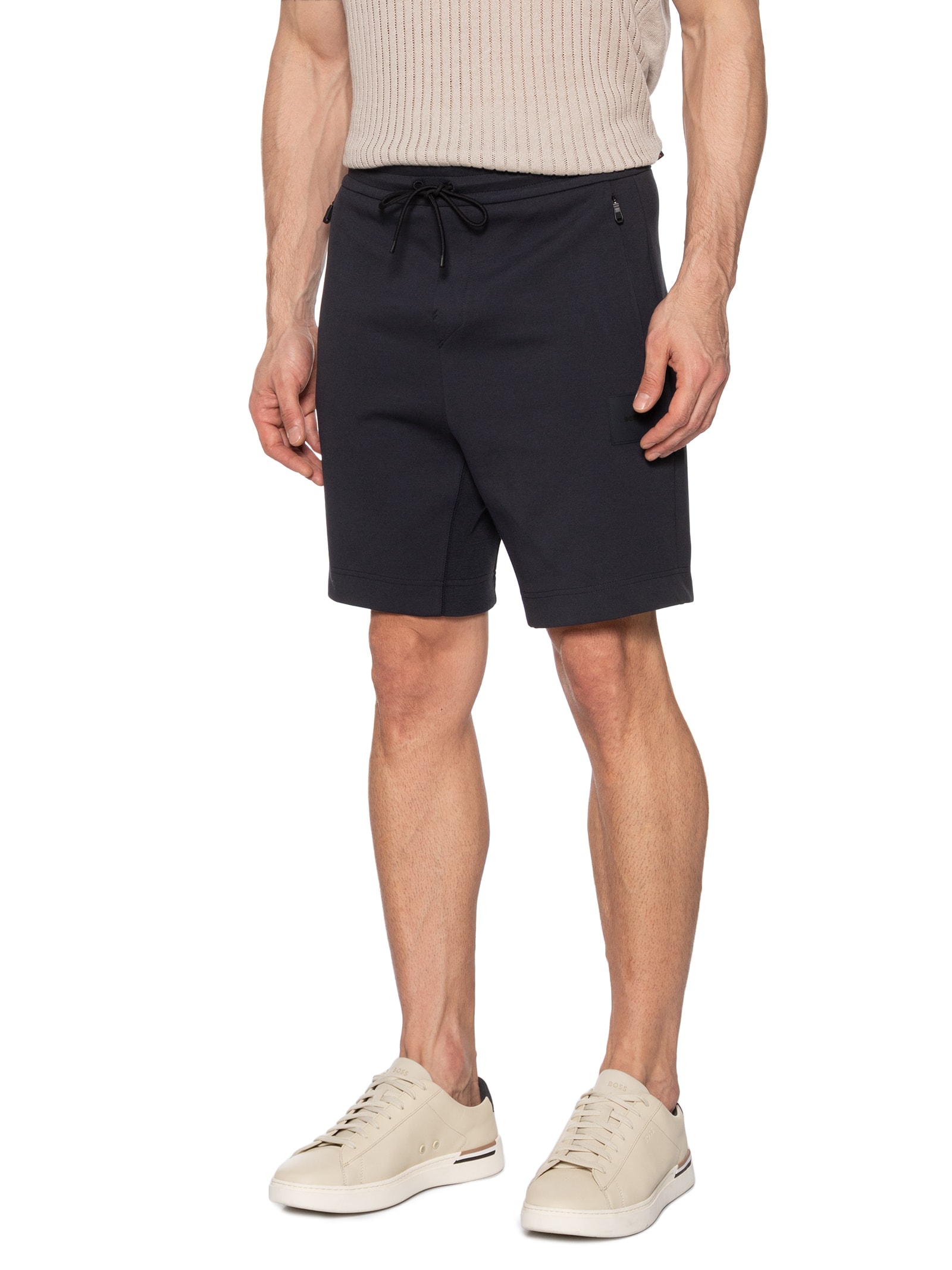 Boss - Bermuda Masculina Headlo Rib - Azul