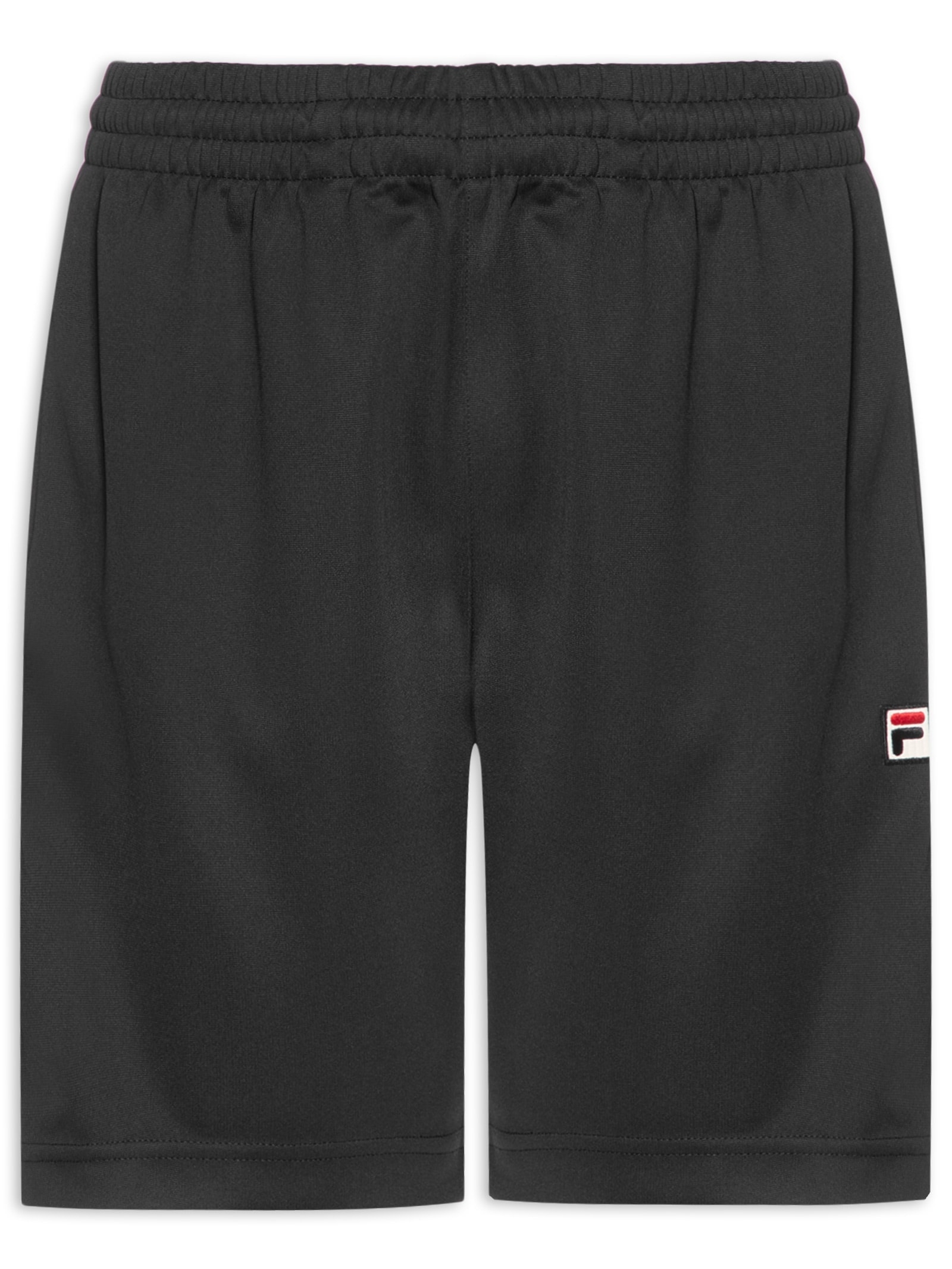 Bermuda Masculina Heritage Letter Preto Fila