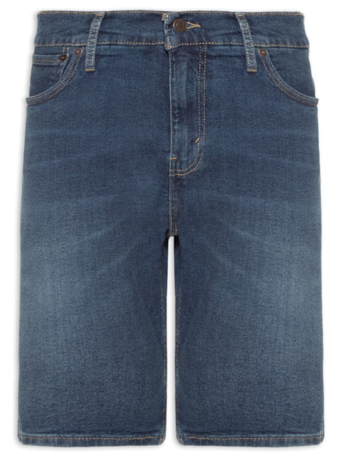 Bermuda Masculina Jeans 412 Slim Fit – Azul