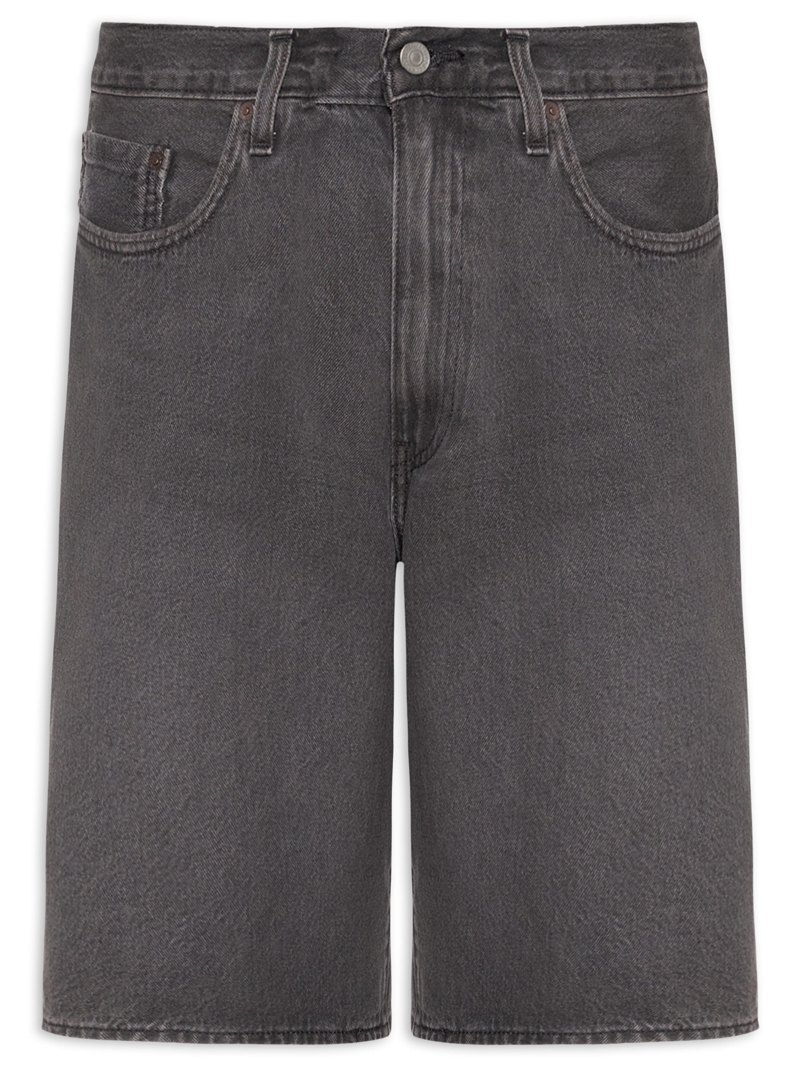 Bermuda Masculina Jeans 478 Baggy Cargo Preto Levi's