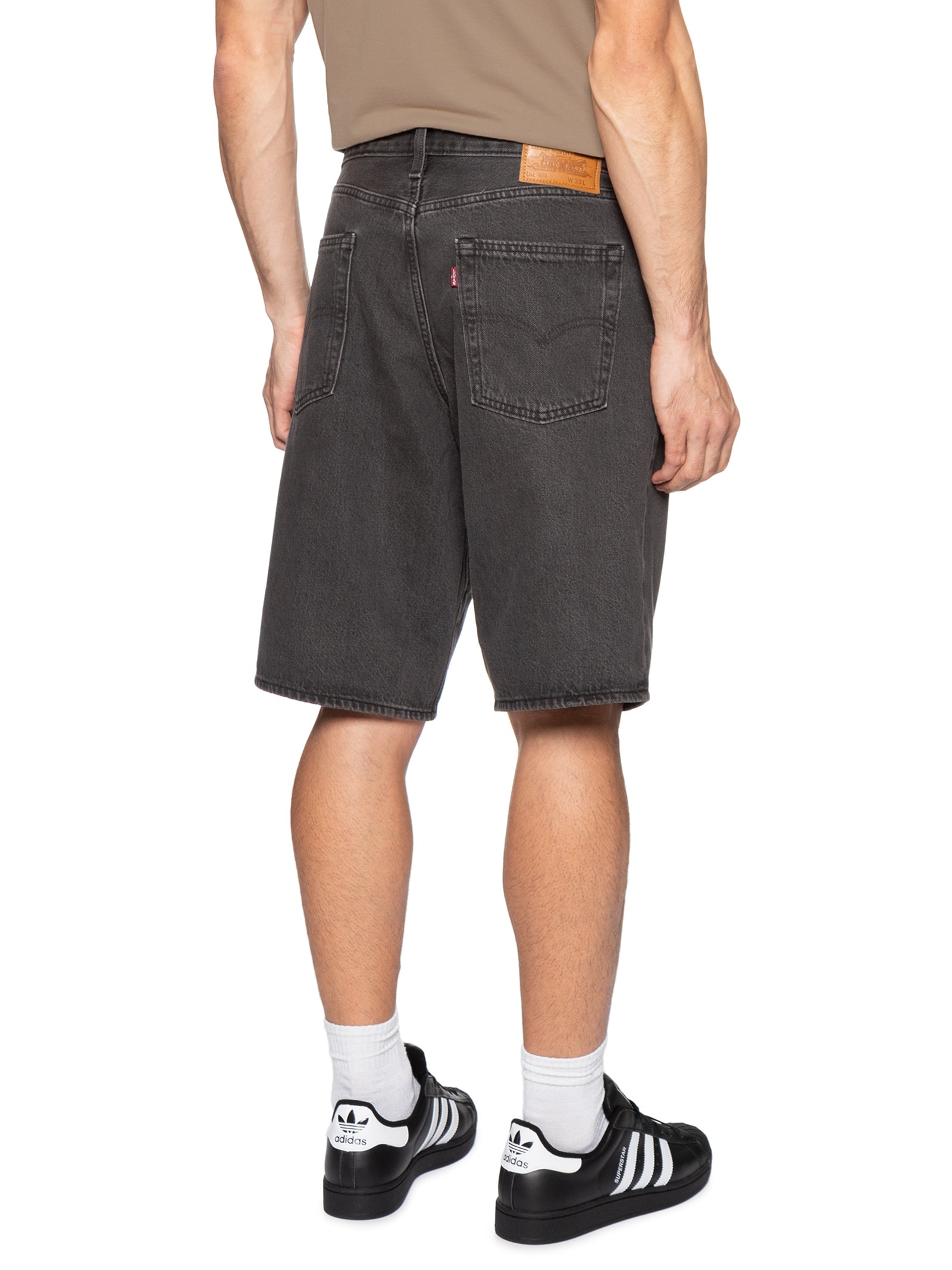 Bermuda Masculina Jeans 478 Baggy Cargo Preto Levi's