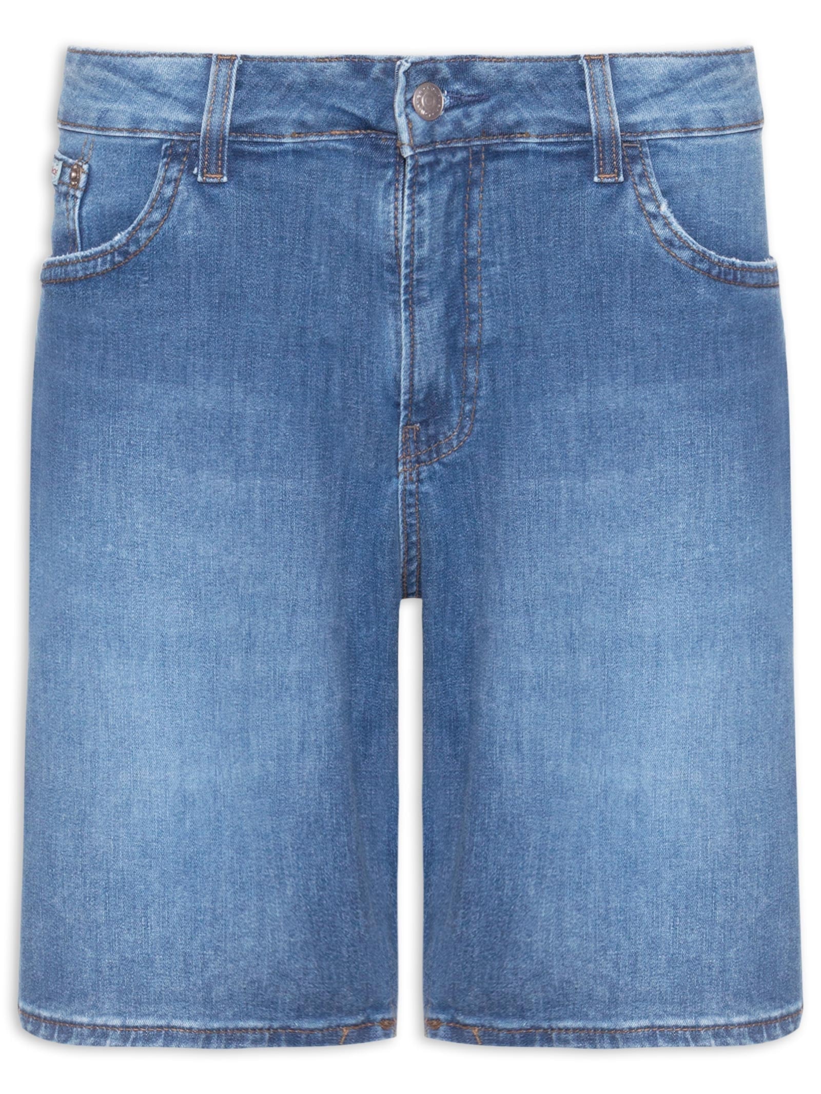 Bermuda Masculina Jeans 5 Pockets Azul Calvin Klein Jeans