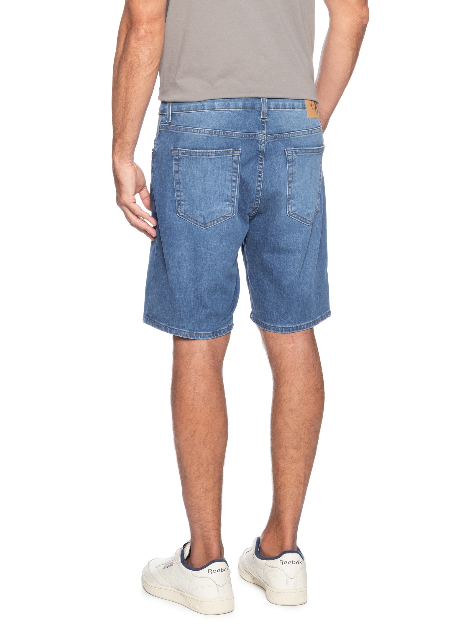 Bermuda Masculina Jeans 5 Pockets Azul Calvin Klein Jeans