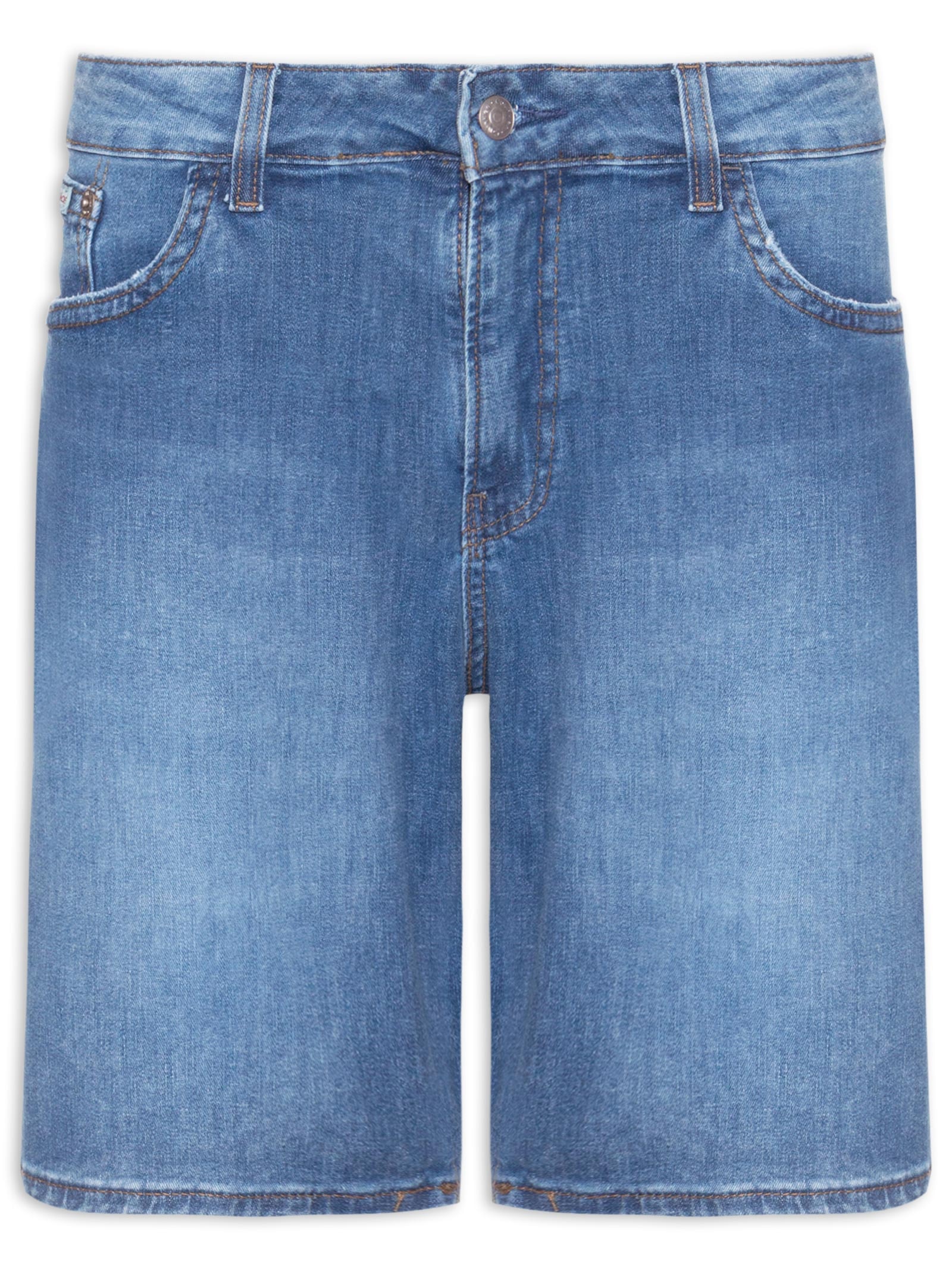 Bermuda Masculina Jeans 5 Pockets Azul Calvin Klein Jeans