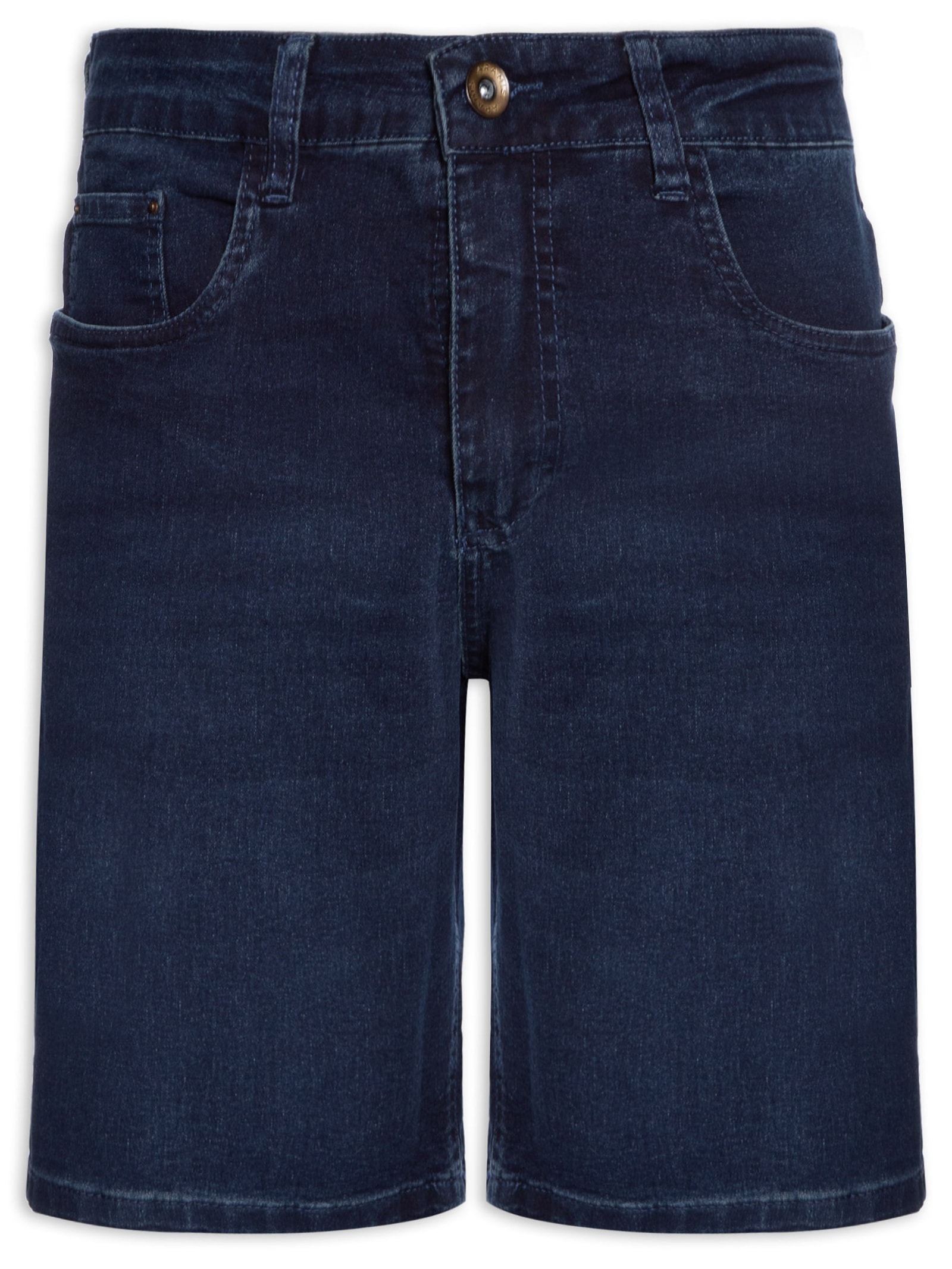 Bermuda Masculina Jeans Blue Sobretinta (PA) Azul Aramis