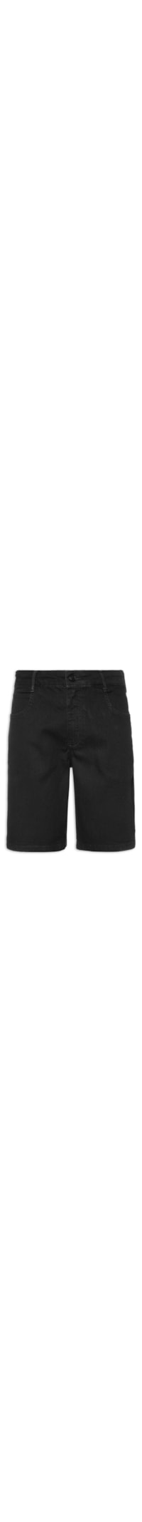 Bermuda Masculina Jeans Davi - Preto
