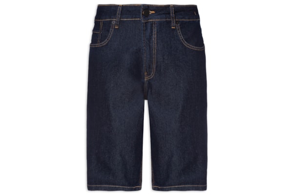 Bermuda Masculina Jeans Five Pockets - Azul
