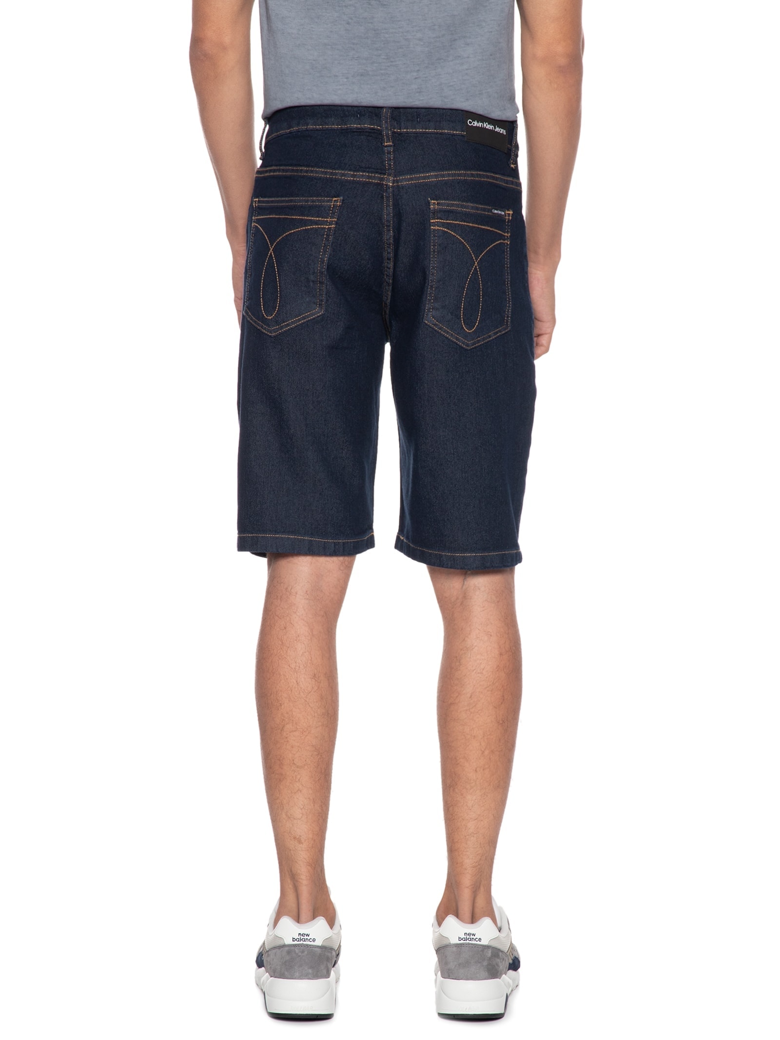 Bermuda Masculina Jeans Five Pockets Azul Calvin Klein Jeans
