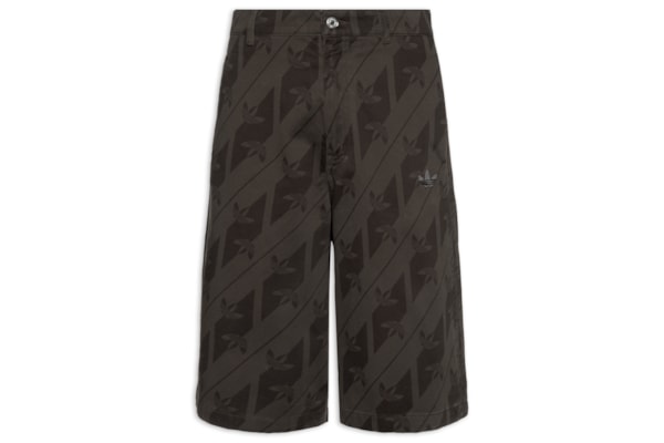 Bermuda Masculina Jorts Monogram - Marrom