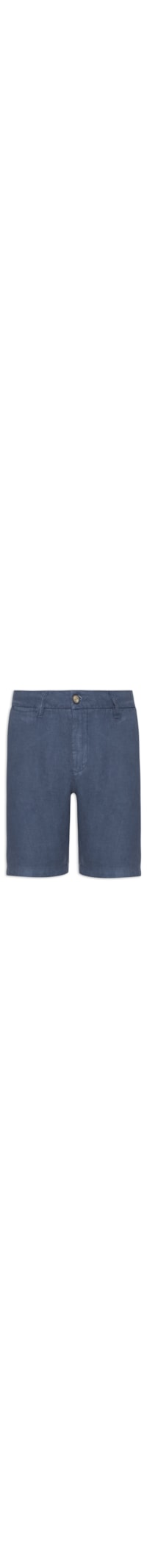 Bermuda Masculina Linho - Azul