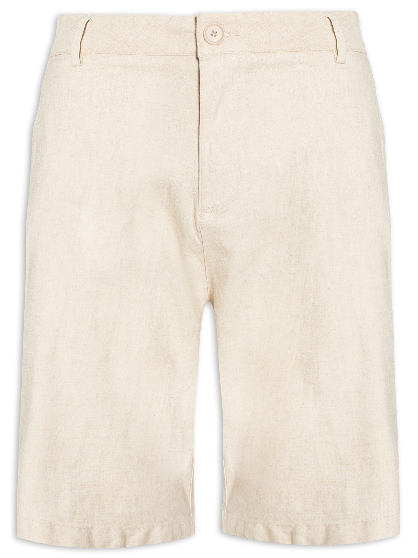 Bermuda Masculina Linho Basic Linen Bege Osklen