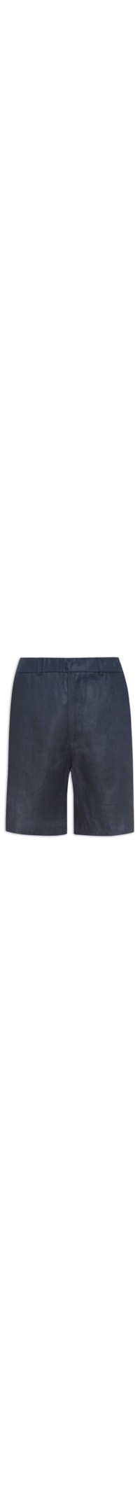 Bermuda Masculina Linho Porto Fino - Azul