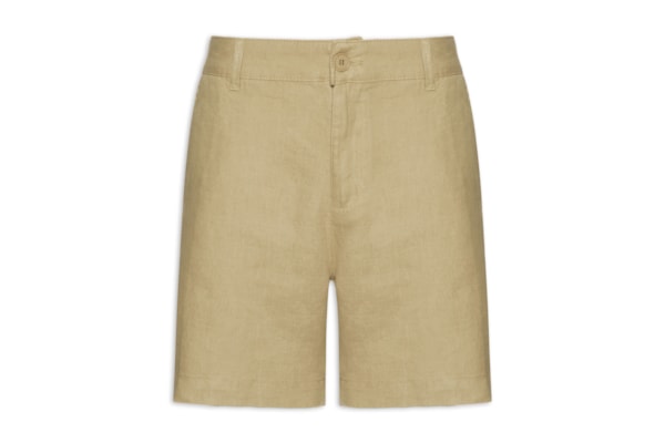 Bermuda Masculina Linho Pure Linen - Bege