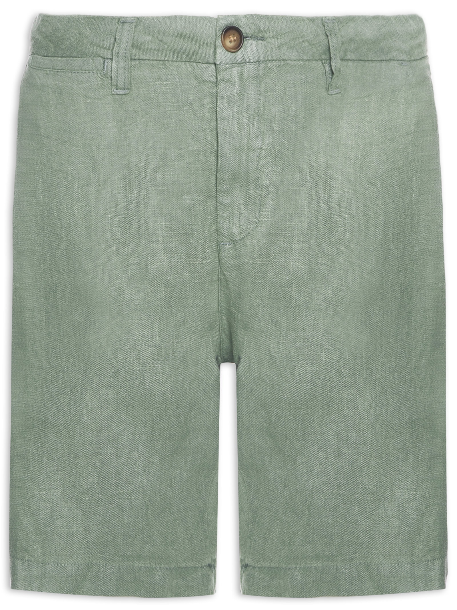 Bermuda Masculina Linho Verde Pineapple