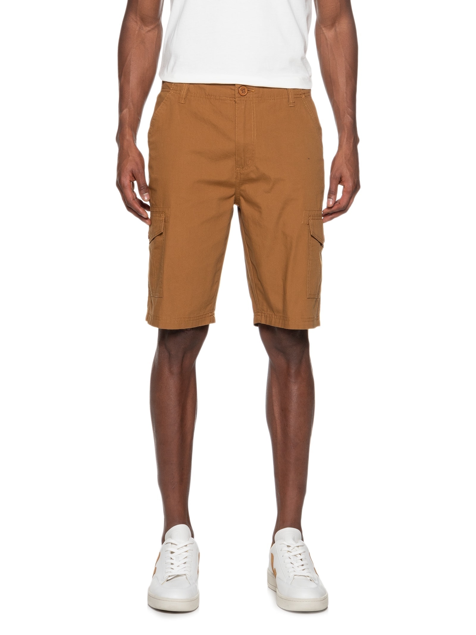 Bermuda Masculina Lisa Marrom Hering