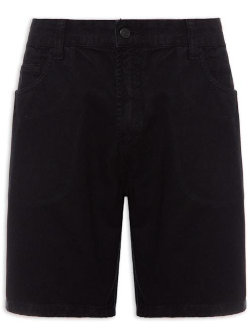 Bermuda Masculina Lisa – Preto
