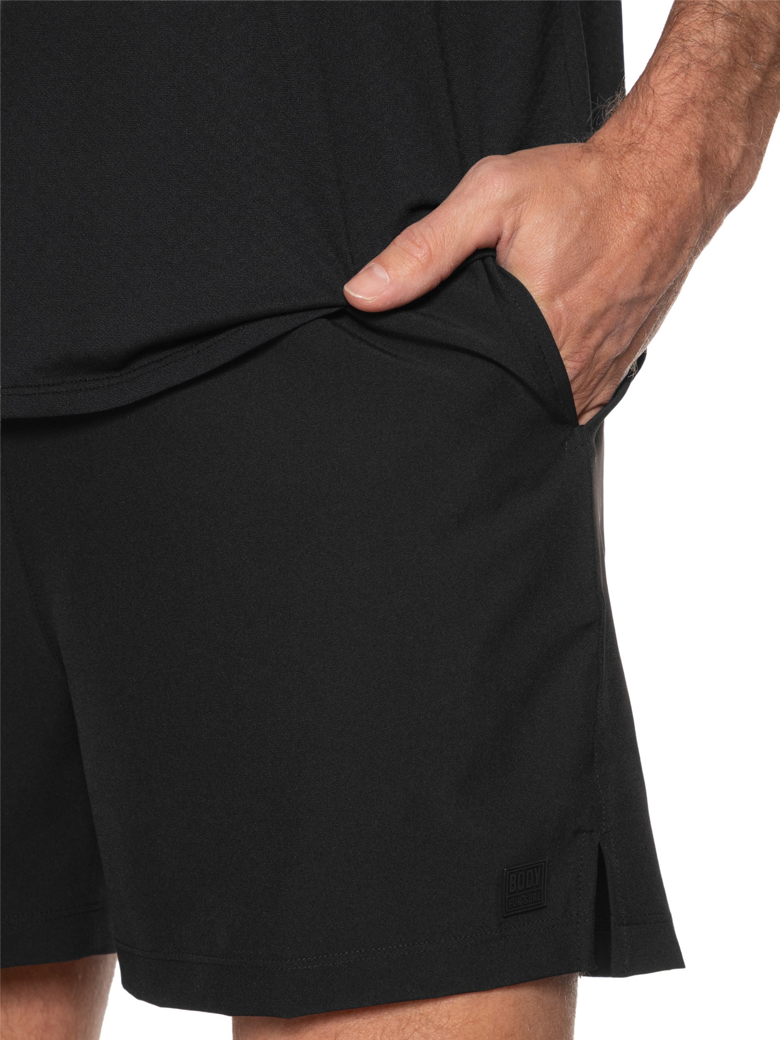 Bermuda Masculina Lisa Preto Body For Sure