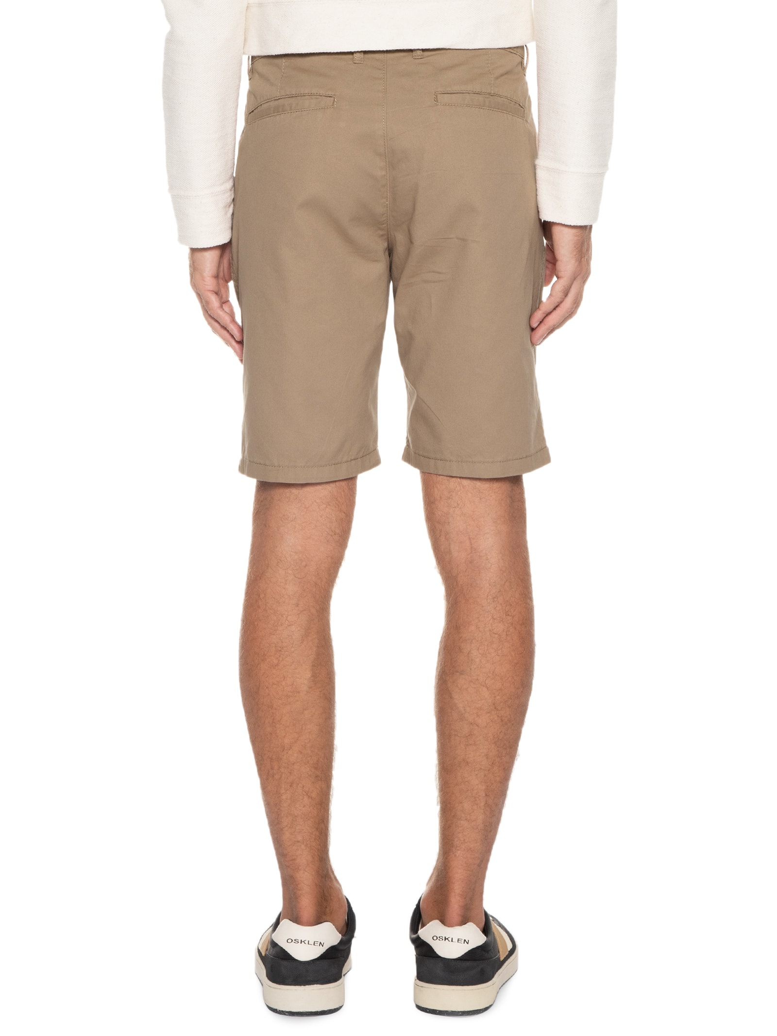 Bermuda Masculina Lisa Sarja Bege Hering