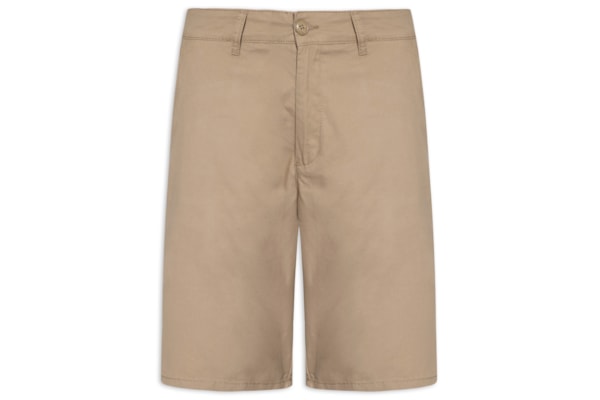 Bermuda Masculina Lisa Sarja - Bege