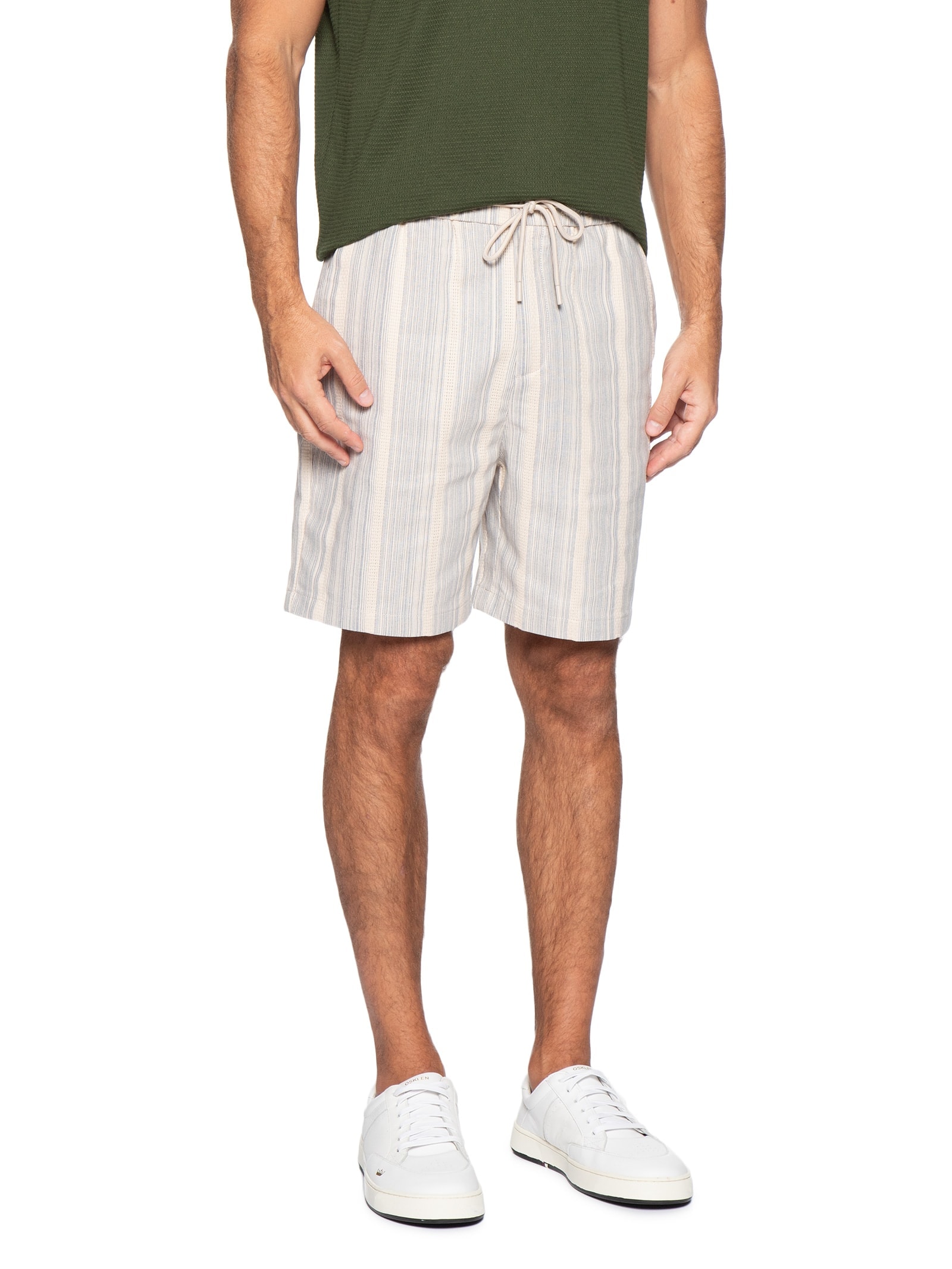 Bermuda Masculina Listra Náutico Bege Foxton