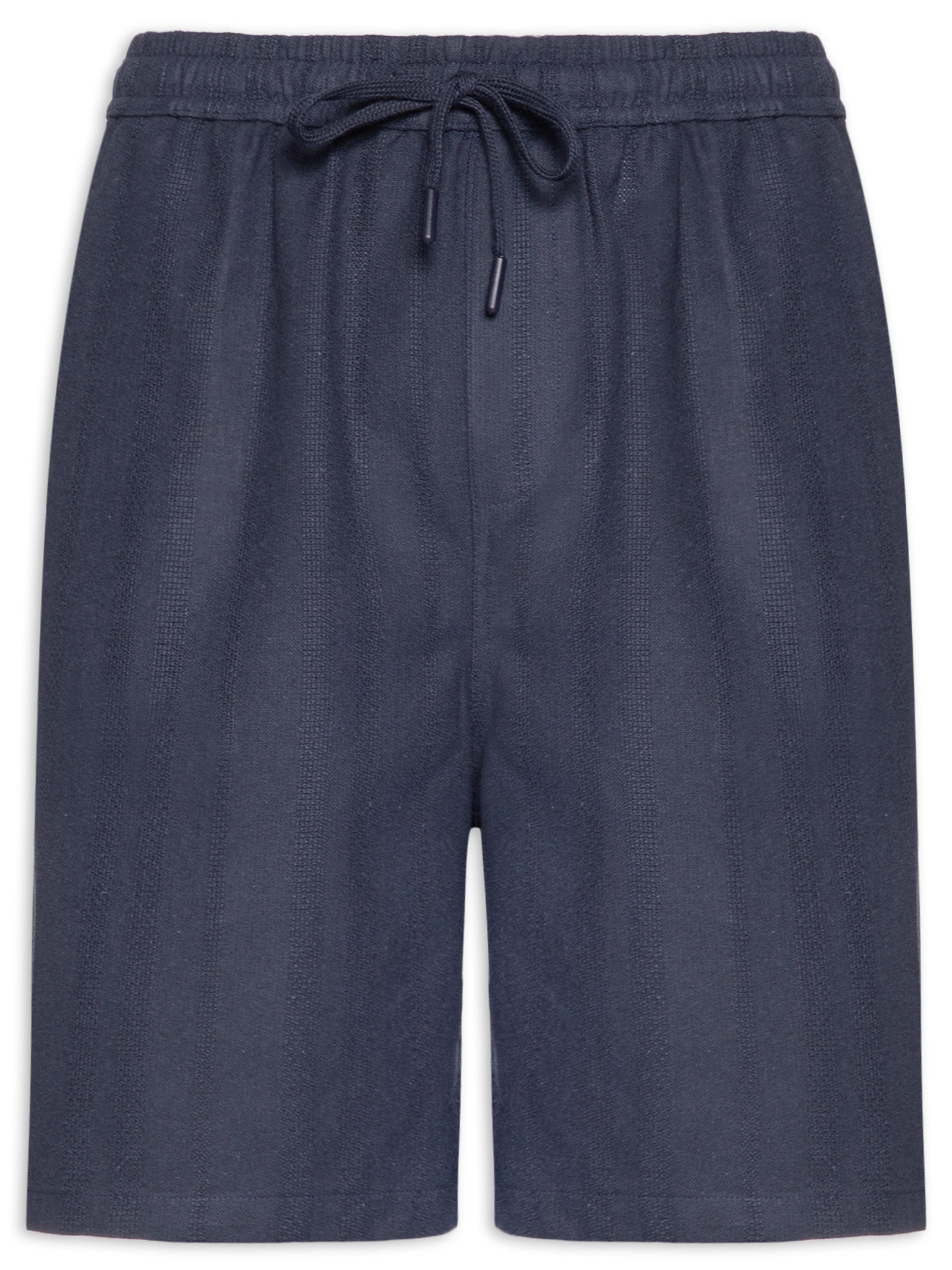 Bermuda Masculina Listrada Azul Basiq Men