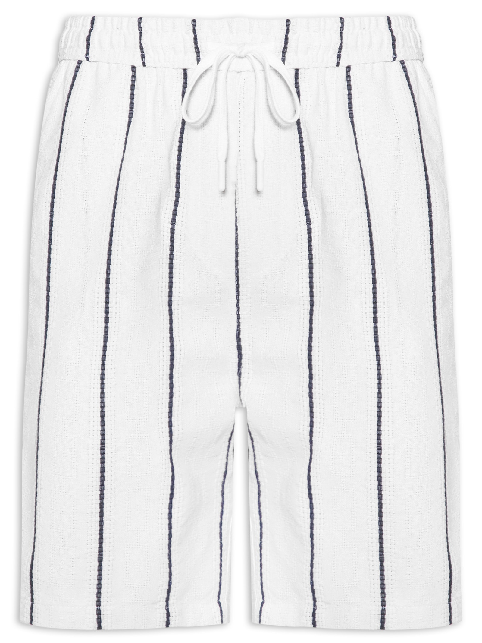 Bermuda Masculina Listrada Ocean Branco Basiq Men