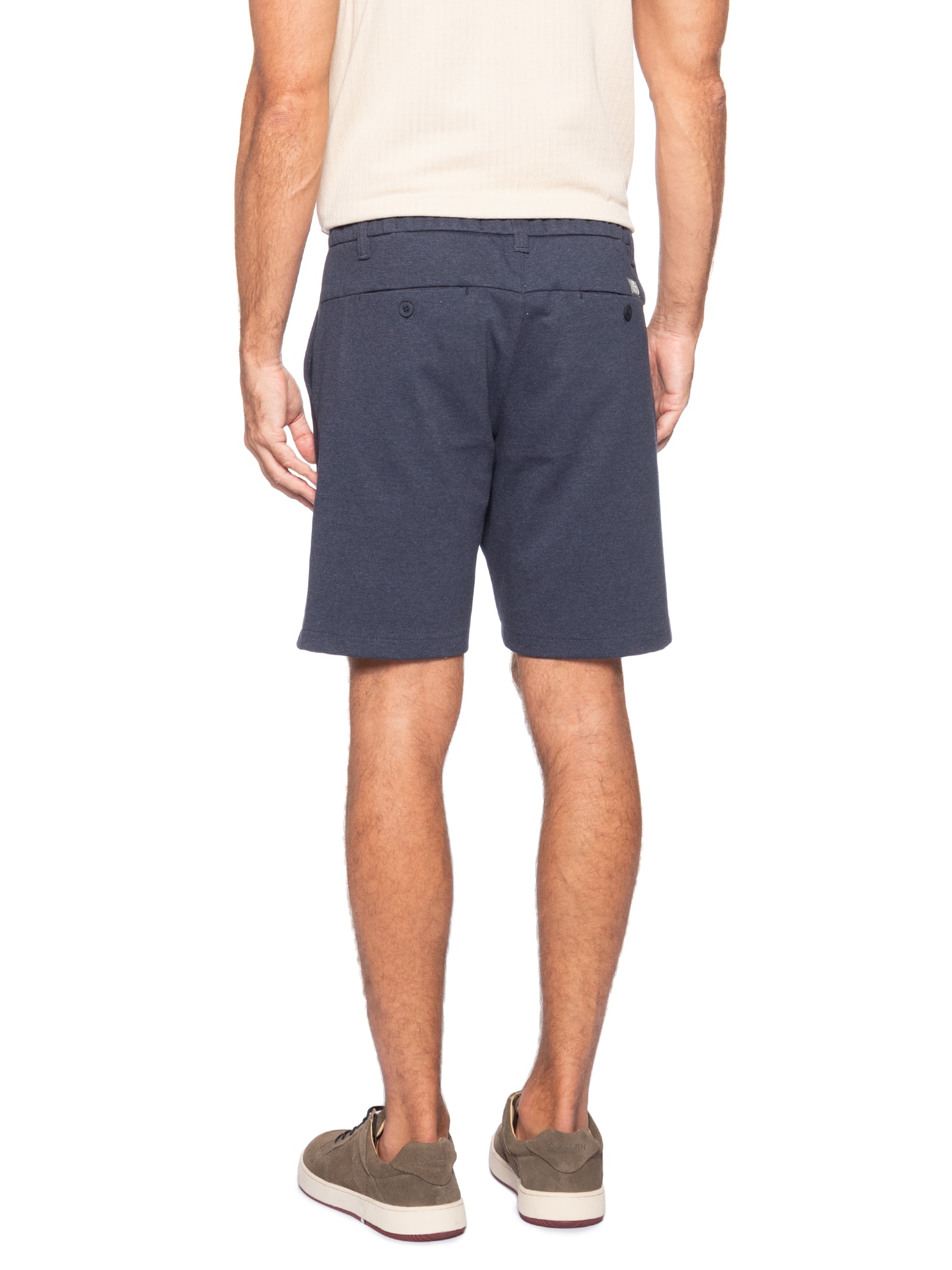 Bermuda Masculina Malha Design Azul Pineapple
