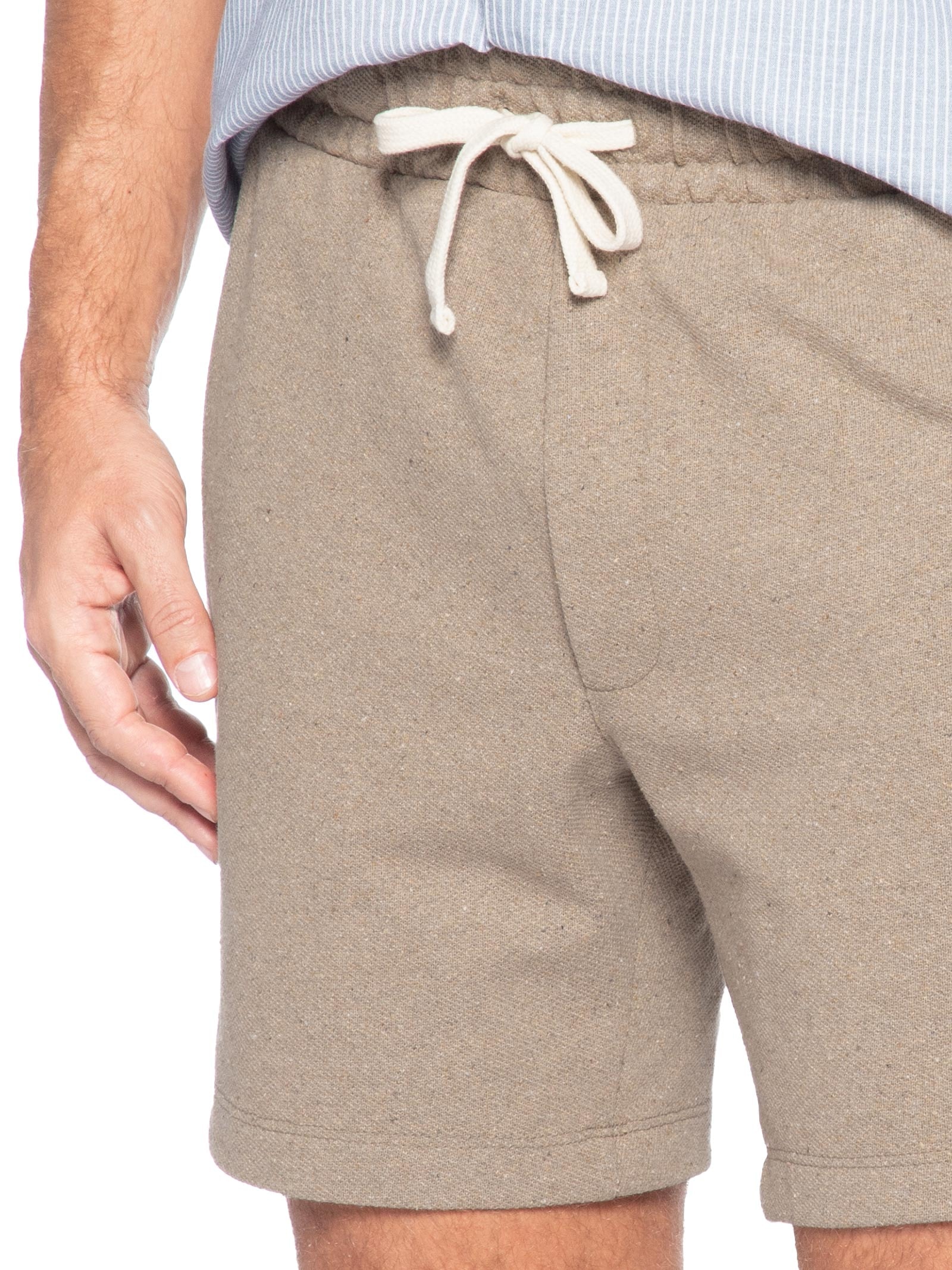 Bermuda Masculina Malha Eco Marrom Foxton