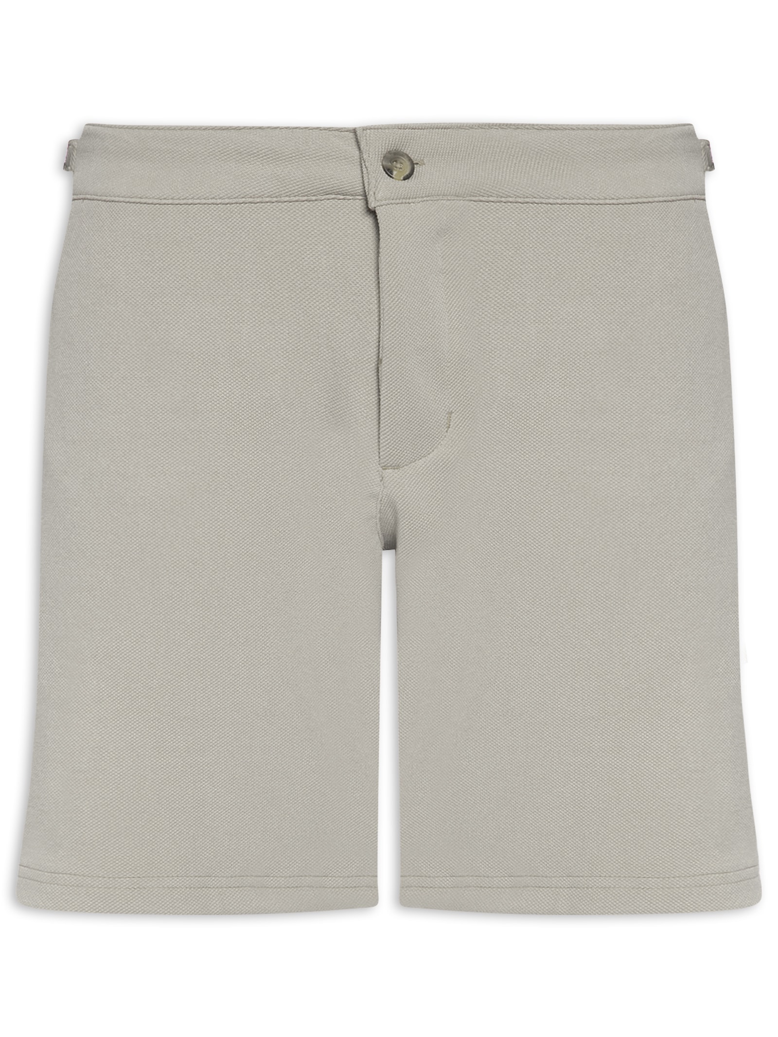 Bermuda Masculina Malha Fivela Lateral Bege Sergio K