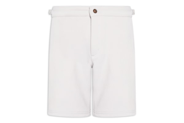 Bermuda Masculina Malha Fivela Lateral - Cinza