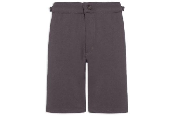 Bermuda Masculina Malha Fivela Lateral - Marrom
