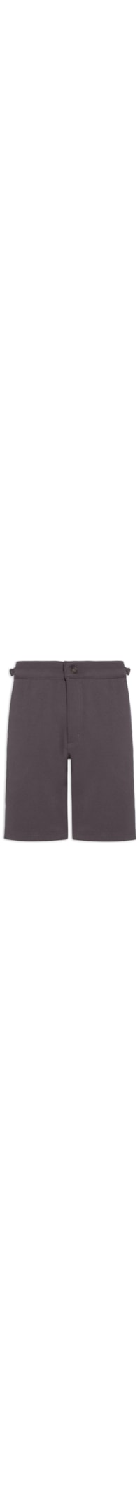 Bermuda Masculina Malha Fivela Lateral - Marrom