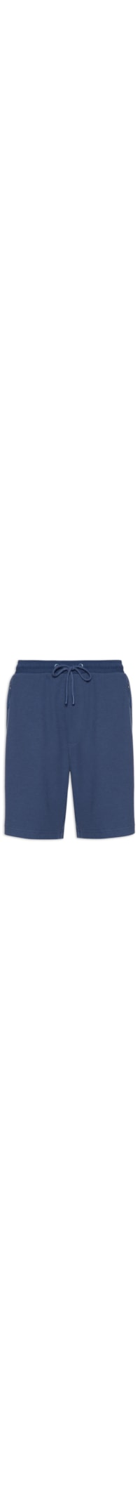 Bermuda Masculina Malha Quadrille - Azul