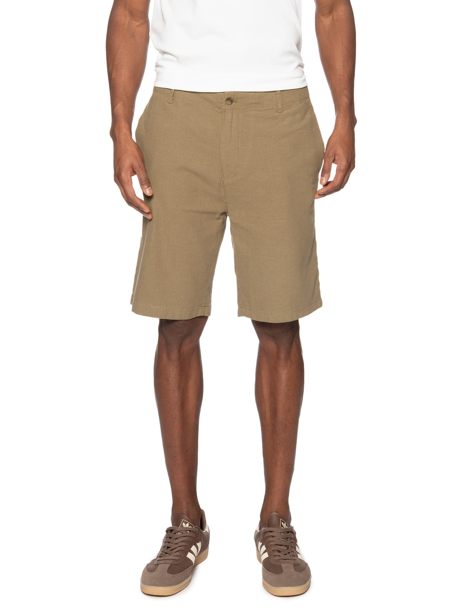 Bermuda Masculina Marrom Hering