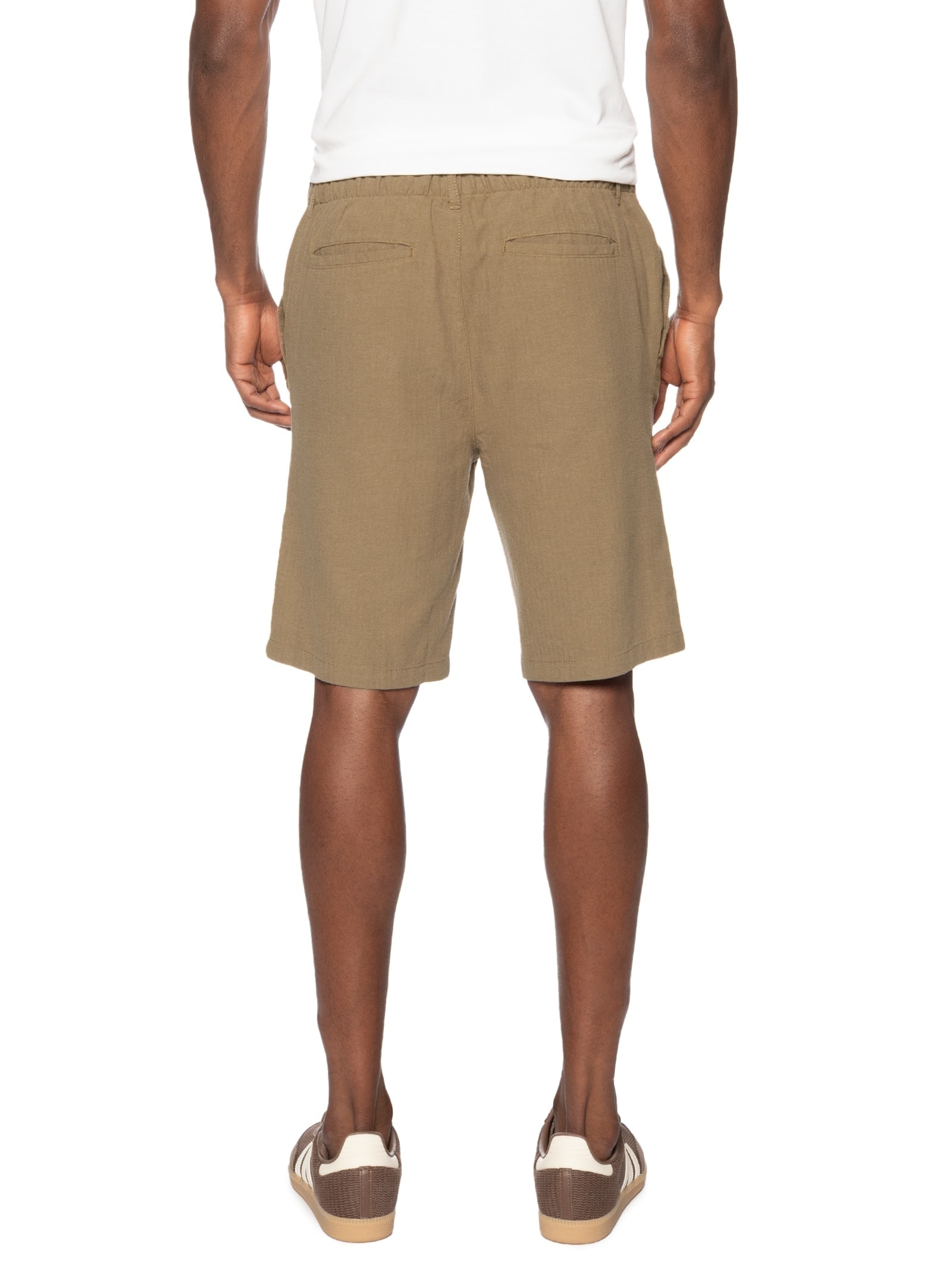 Bermuda Masculina Marrom Hering