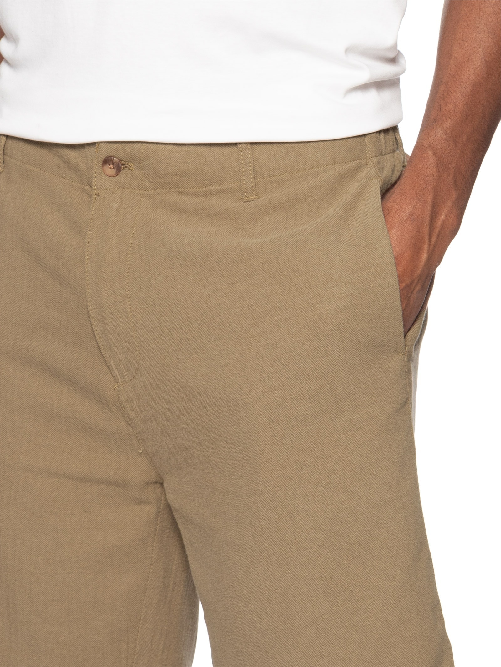 Bermuda Masculina Marrom Hering